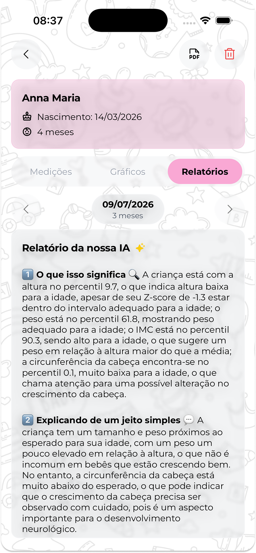Relatório IA Crescimetria